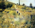 chemin à travers les hautes herbes paysage Pierre Auguste Renoir